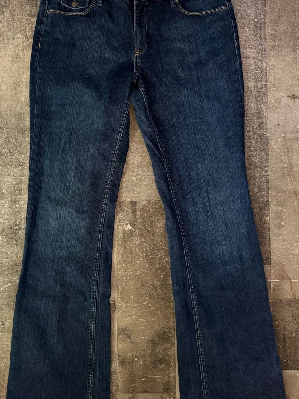 Banana Republic Women's Dark Wash Straight-Leg Jeans